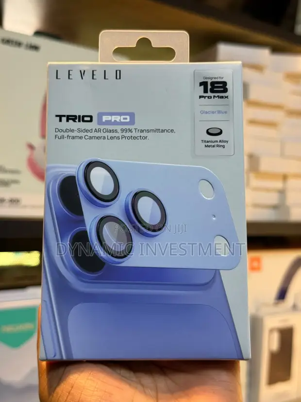Kifuniko cha Lenzi ya Kamera ya Levelo Trio Pro kwa iPhone 18 Pro Max - 1