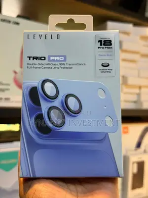 Kifuniko cha Lenzi ya Kamera ya Levelo Trio Pro kwa iPhone 18 Pro Max