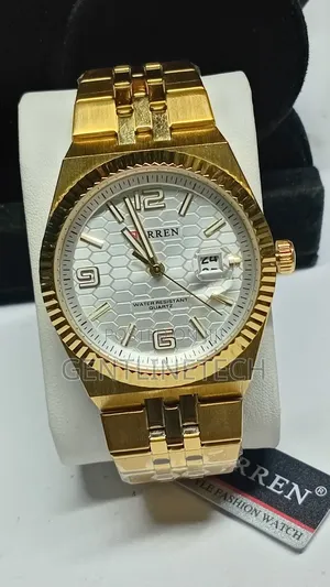 Curren M8498 Gold Saa ya Wanaume