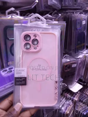Pink Classic MagSafe Translucent Case for iPhone 13 Pro Max