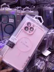 Pink Classic MagSafe Translucent Case for iPhone 13 Pro Max - 2