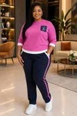 Gucci Tracksuit kwa Wanawake - Pink, Size 2XL-6XL - 4