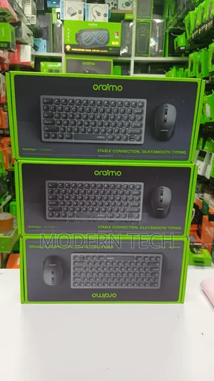 Oraimo NimbleType Wireless Keyboard Mouse Kit - Nyeusi