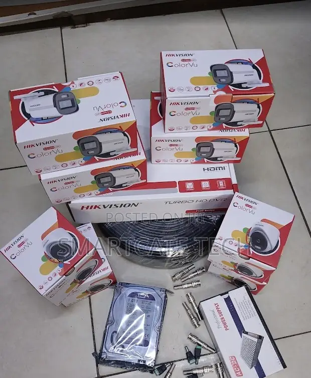 Hikvision 8CH ColorVu DVR CCTV Security System - 1