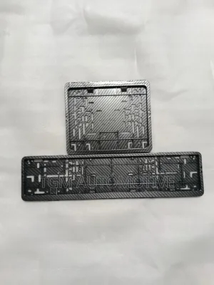 Premium Carbon Fibre Number Plate Holders