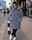 Jaketi Nzito za Pamba za Ukubwa Bure kwa Wanawake na Zipu - 4