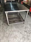 Commercial Stainless Steel Island Work Table - 1