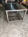 Commercial Stainless Steel Island Work Table - 2