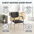 Chrome Catalina Visitors Seat - Black - 4