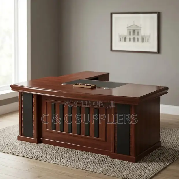 L-Shaped Advanced Manager Desk - 180cm - 1