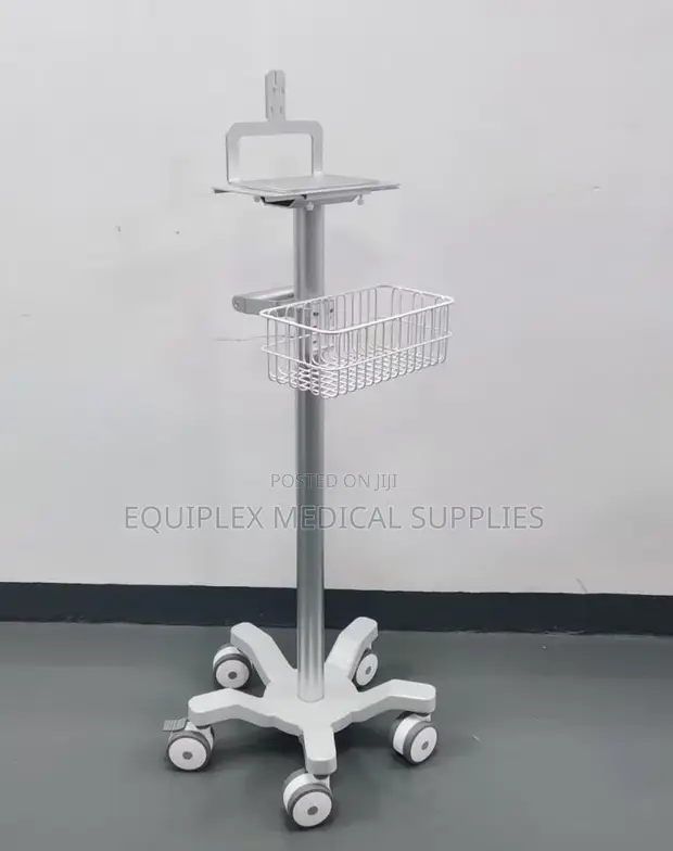 Imported Patient Monitor Trolley with Castor Wheels - 1