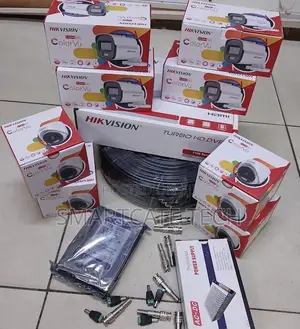 Hikvision 8CH ColorVu Security System (4 Dome, 4 Bullet)