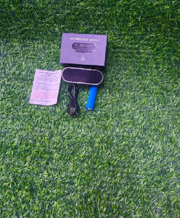 Kamera ya Saa ya Mezani ya Mini Smart - Usalama bila waya - 1