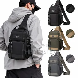 Men's Chest Sling Bag - Multi Pocket Shoulder Backpack