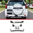 Toyota Prado FJ150 2018 Bumper Lip Kit with LED Double Exhaust - 1