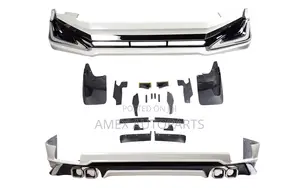 Toyota Prado FJ150 2018 Bumper Lip Kit with LED Double Exhaust