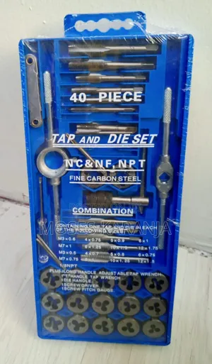 40-Piece Thread Tapper na Die Set
