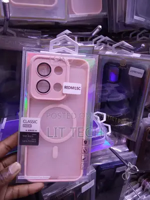 Classic Series MagSafe Translucent Case for Redmi 15C - Pink