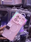 Classic Series MagSafe Translucent Case for Redmi 15C - Pink - 2