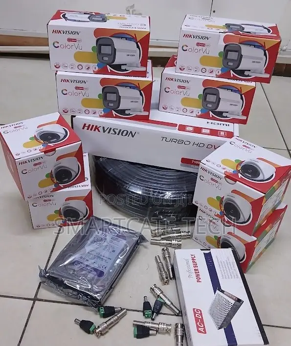 Hikvision 8CH HD CCTV Security Kit (4 Dome, 4 Bullet) - 1
