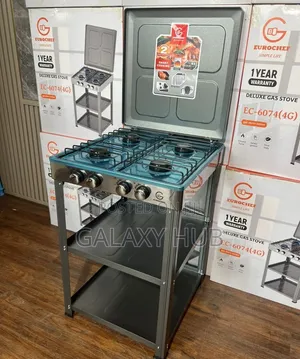 Eurochef Full Gas Cooker with Self-Standing Shelves