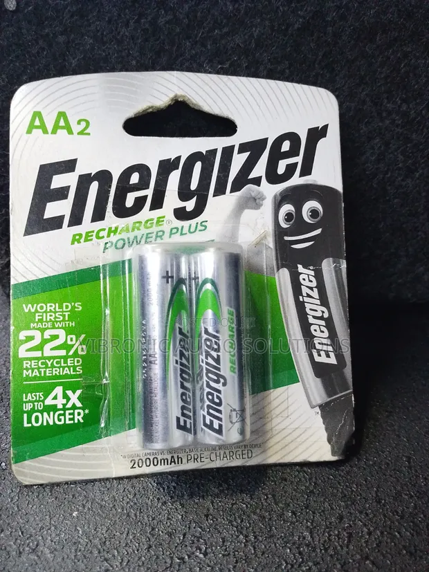 Energizer AA 2000mAh Rechargeable Batteries (1 Pair) - 1