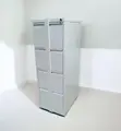 4-Drawer Lockable Office Cabinet with Vertical Locking Bar - 1