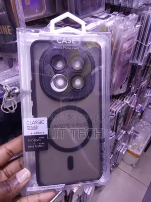 Black Classic MagSafe Translucent Case for HM Note 15 Pro 4G