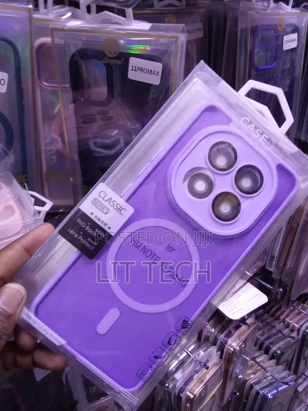Kifuniko cha MagSafe cha Zambarau kwa HM Note 15 Pro 4G - 1