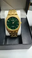 Curren M8444 Gold and Green Watch - 2
