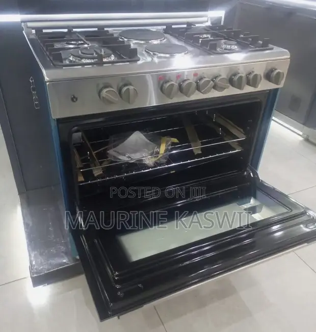 Hisense 90cm 4-Gas + 1 Electric Cooker - 1