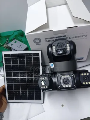 Triple-Lens Solar 4G CCTV Camera for Farms