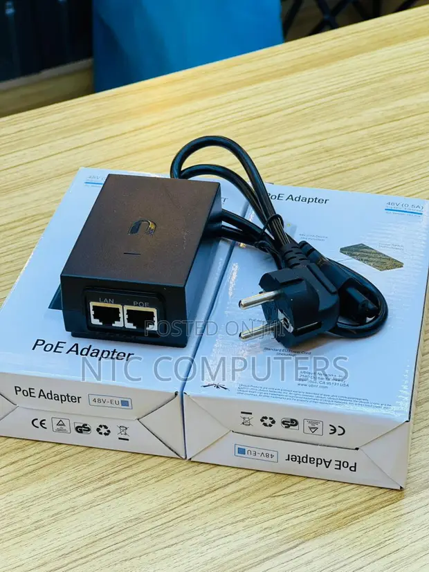 Ubiquiti 48V 0.5A PoE Adapter - 1
