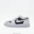 Jordan 1 Low Panda White/Black (Kids) - 2