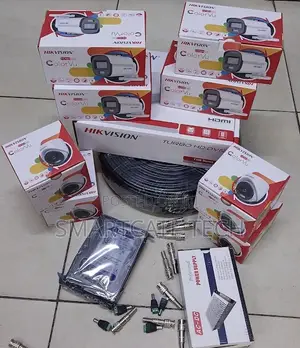 Hikvision 8CH HD DVR Security System (4 Dome, 4 Bullet)