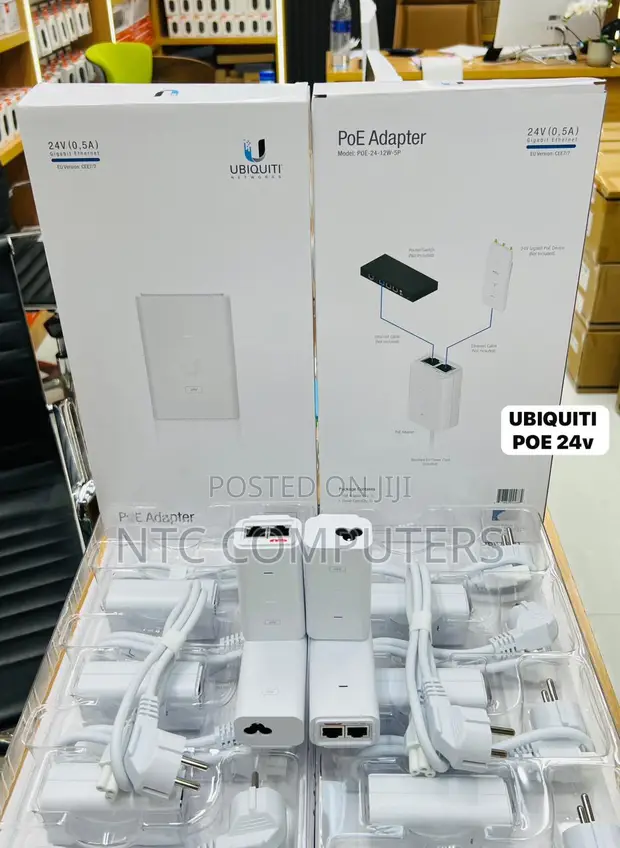 Ubiquiti POE-24 24V 0.5A PoE Adapter - 1