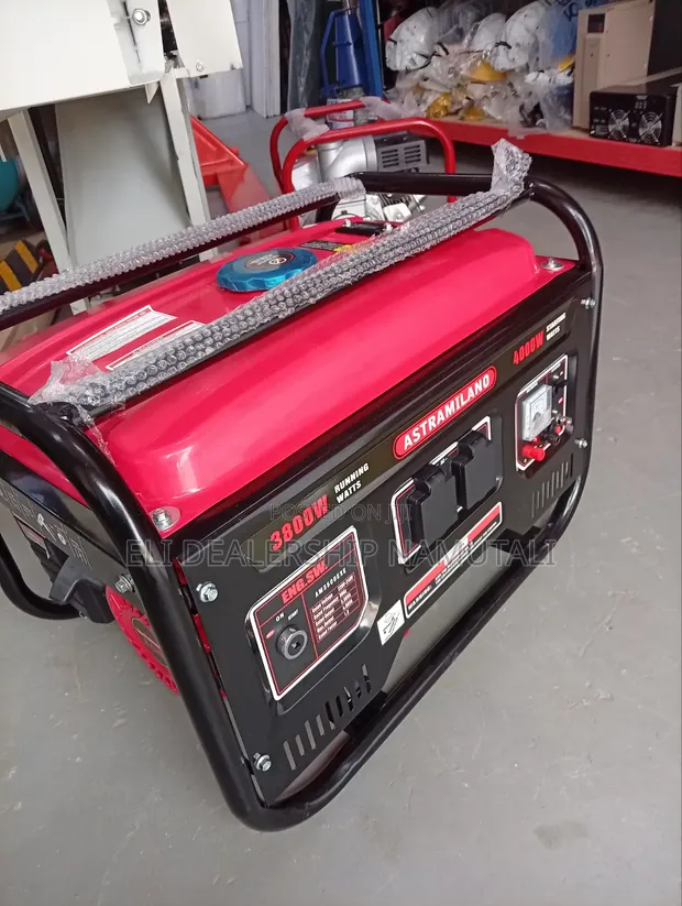Astramilano AM3500EXE 3.8kW Petrol Generator - 8HP Electric Start - 1