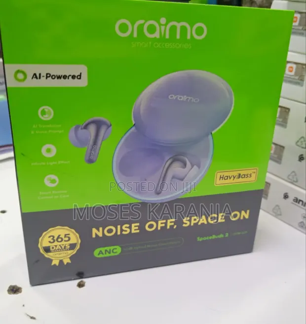Oraimo SpaceBuds Earbuds za Wireless za Bluetooth - 1
