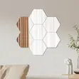 Modern Self-Adhesive Hexagonal Mirrors (12 Vipande) - 1
