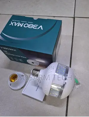 V380 Pro D8 Wifi Bulb Camera 1080p HD
