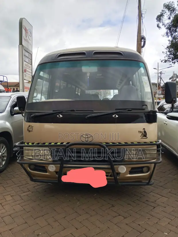 Toyota Coaster 2013 Beige - 1