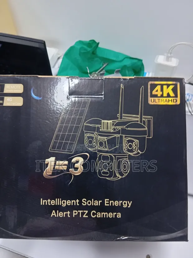 Kamera ya Solar 4G yenye Lensi Tatu kwa Ufuatiliaji wa Mali Kubwa - 1