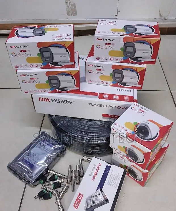 Hikvision 8CH Full Color HD DVR CCTV Kit - 1