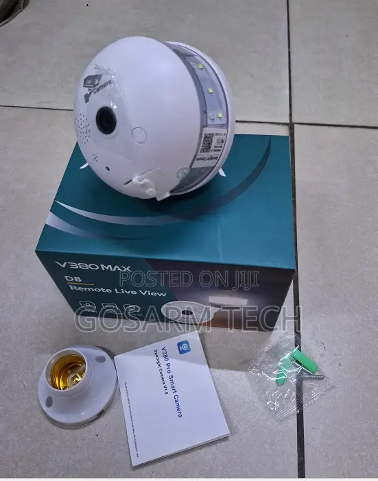 Kamera ya Balbu ya CCTV ya V380 Max isiyo na Waya - 1