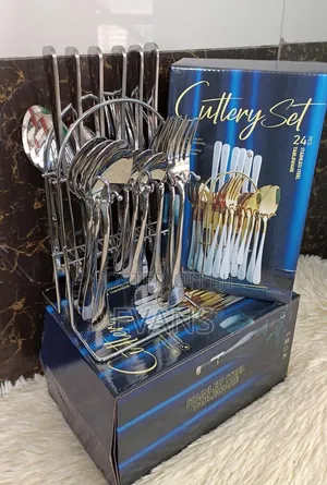 24-Piece Stainless Steel Cutlery Set