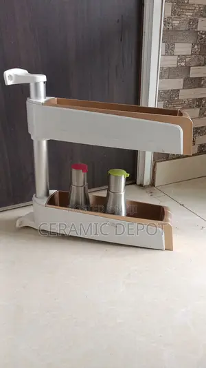 2-Compartment Rotating Wall Hanging Rack