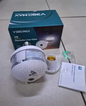 Kamera ya Balbu ya Smart V380Pro D8