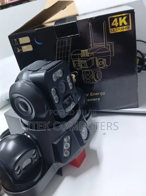 Triple-Lens 4G Solar CCTV Camera - 1