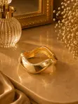 Ladies Chunky Bangles - Stainless Steel - 2