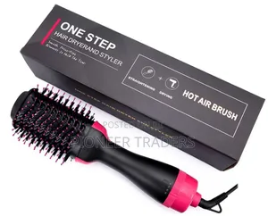 3-in-1 Professional Hair Dryer na Curling Brush ya Umeme
